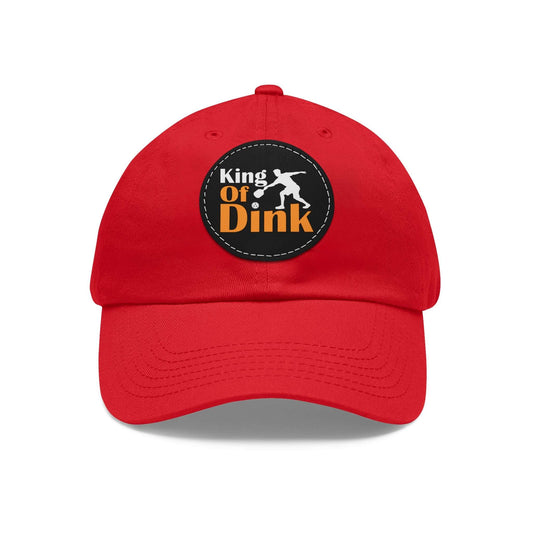 Pickleball Funny Cap - King of Dink Red