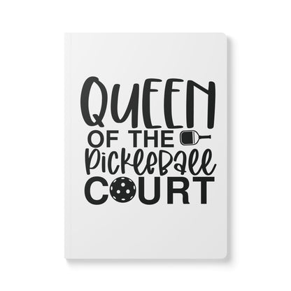 Pickleball Eye-Catching Journal - Queen of the Pickleball Court