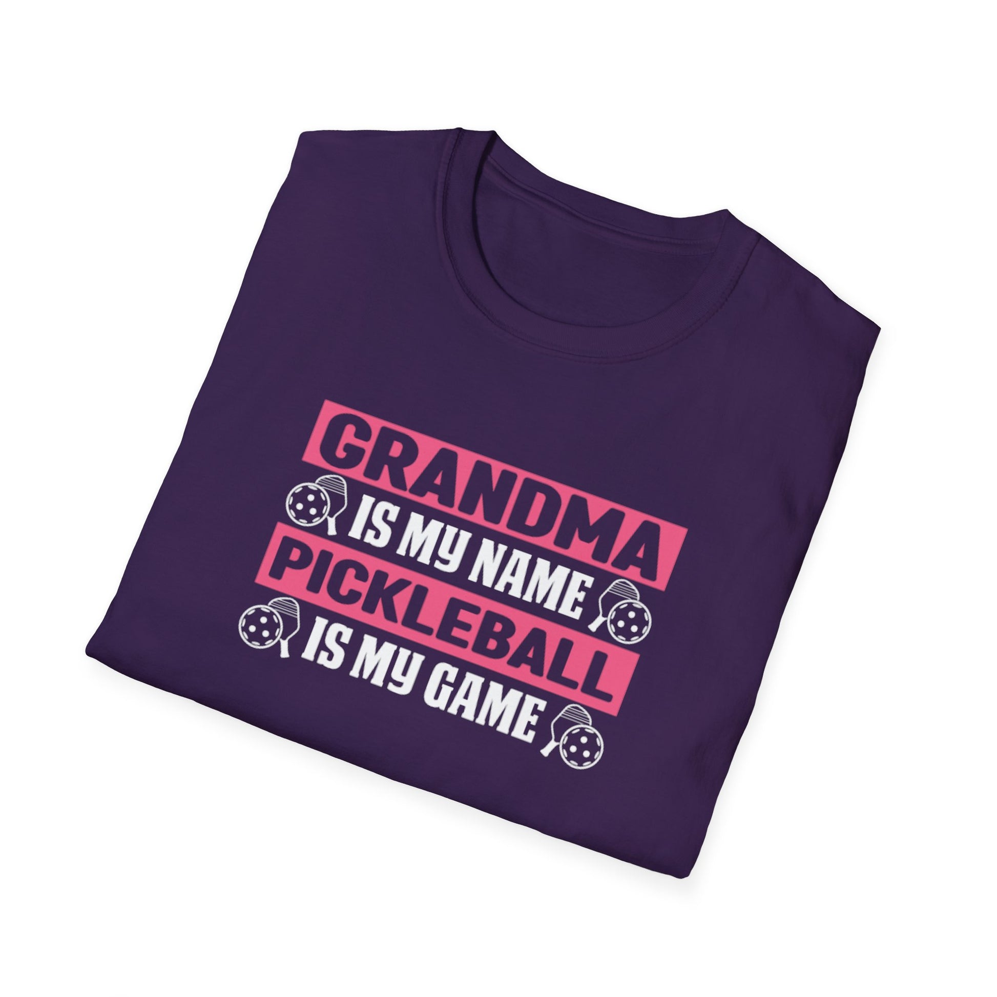 Women's Pickleball T-shirt - Grandma Is My Name Pickleball Is My Game