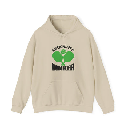 Women's Soft Pickleball Hoodie - Designated Dinker Beige