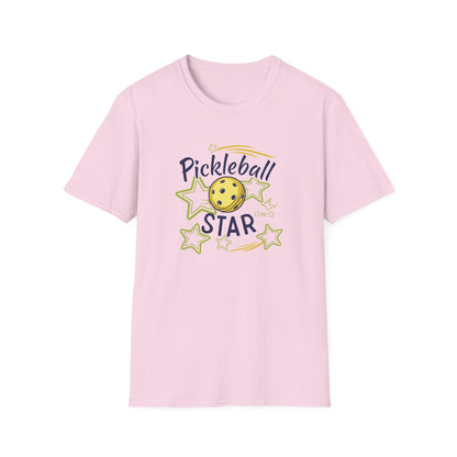 Women's Delightful Pickleball T-shirt - Pickleball Star Pink