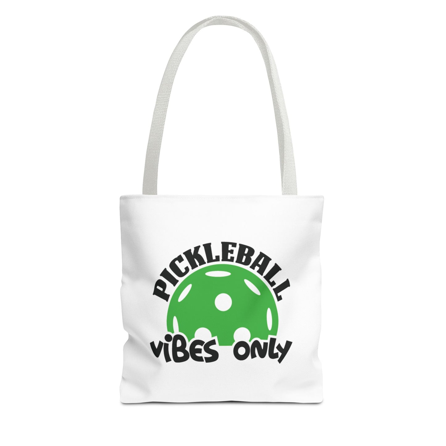 Pickleball Durable Tote Bag - Pickleball Vibes Only White