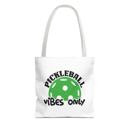 Pickleball Durable Tote Bag - Pickleball Vibes Only White