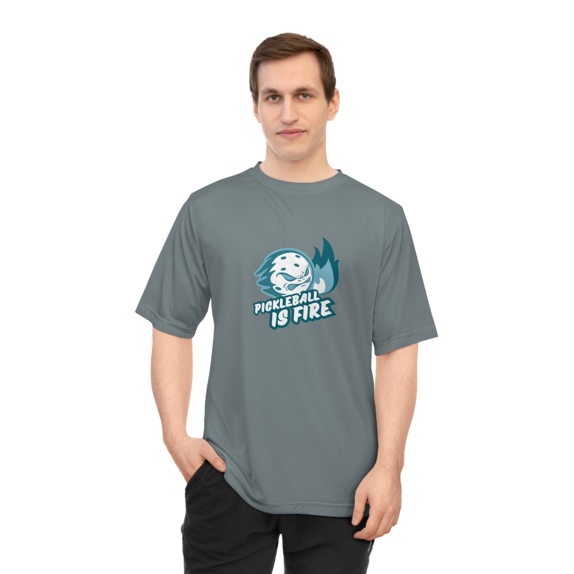 Men's Pickleball T-Shirt - Pickleball Is Fire