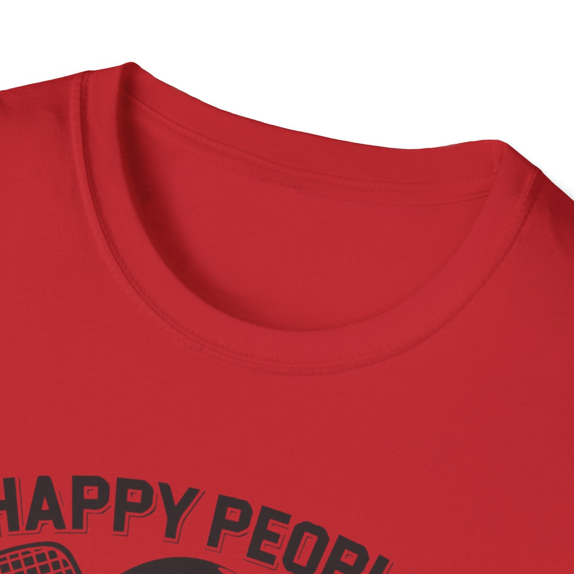Men's Quirky Pickleball T-shirt - Happy People Play Pickleball