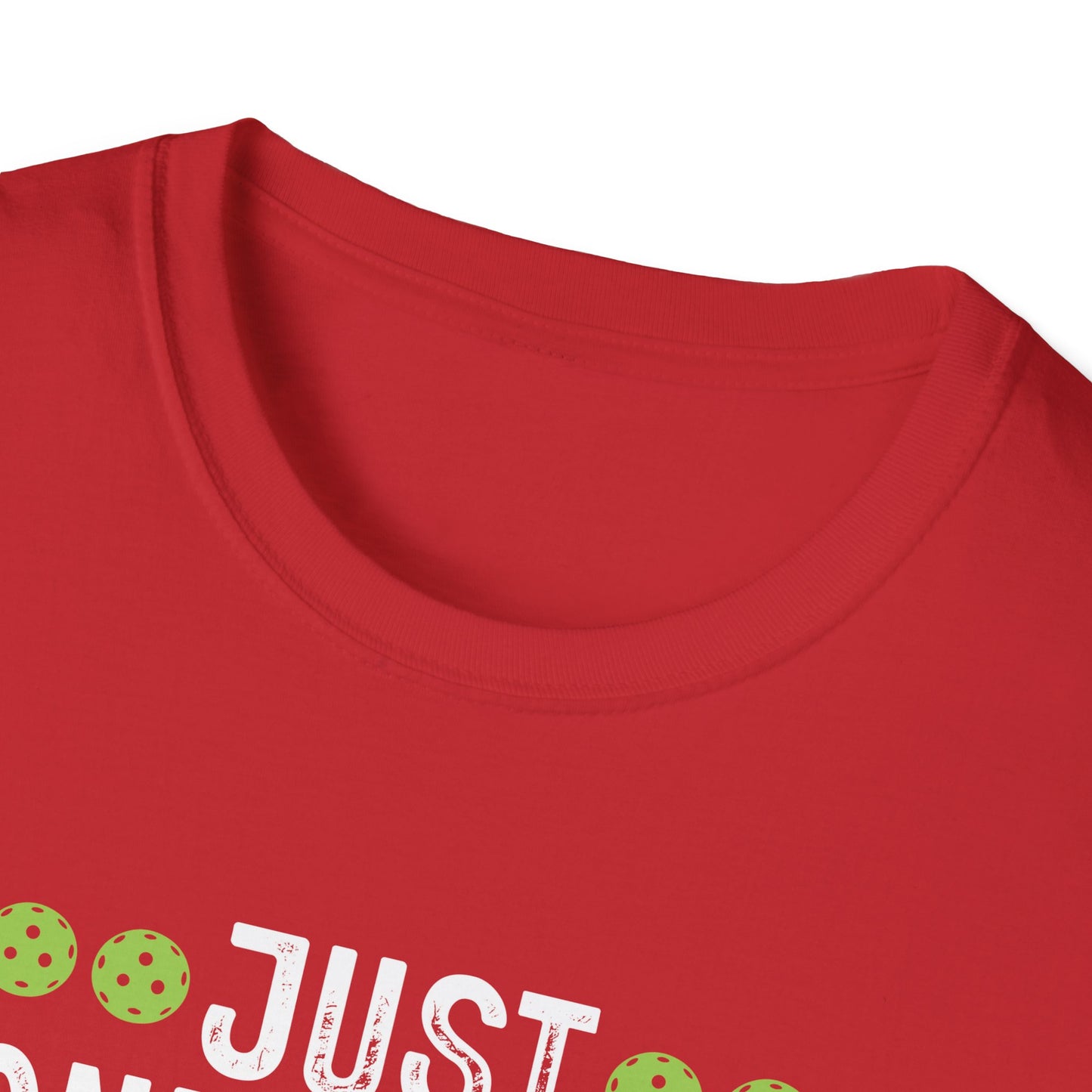 Men's Comfy Pickleball T-shirt - Just One More Game I Promise