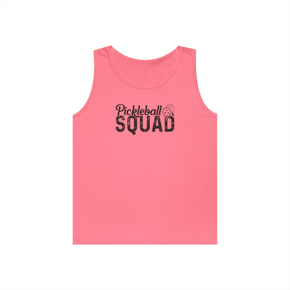 Women's Comfy Pickleball Tank Top - Pickleball Squad Pink
