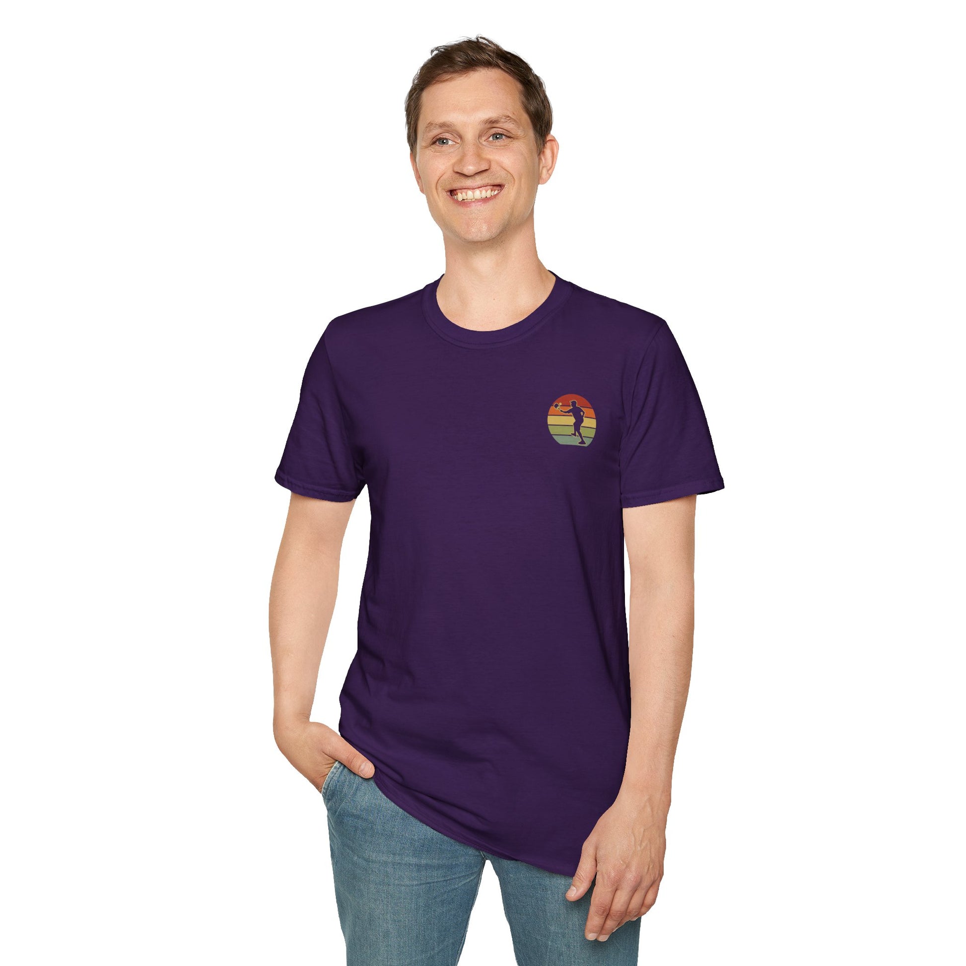 Men's Funny Pickleball T-Shirt - Just One More Game I Promise Retro