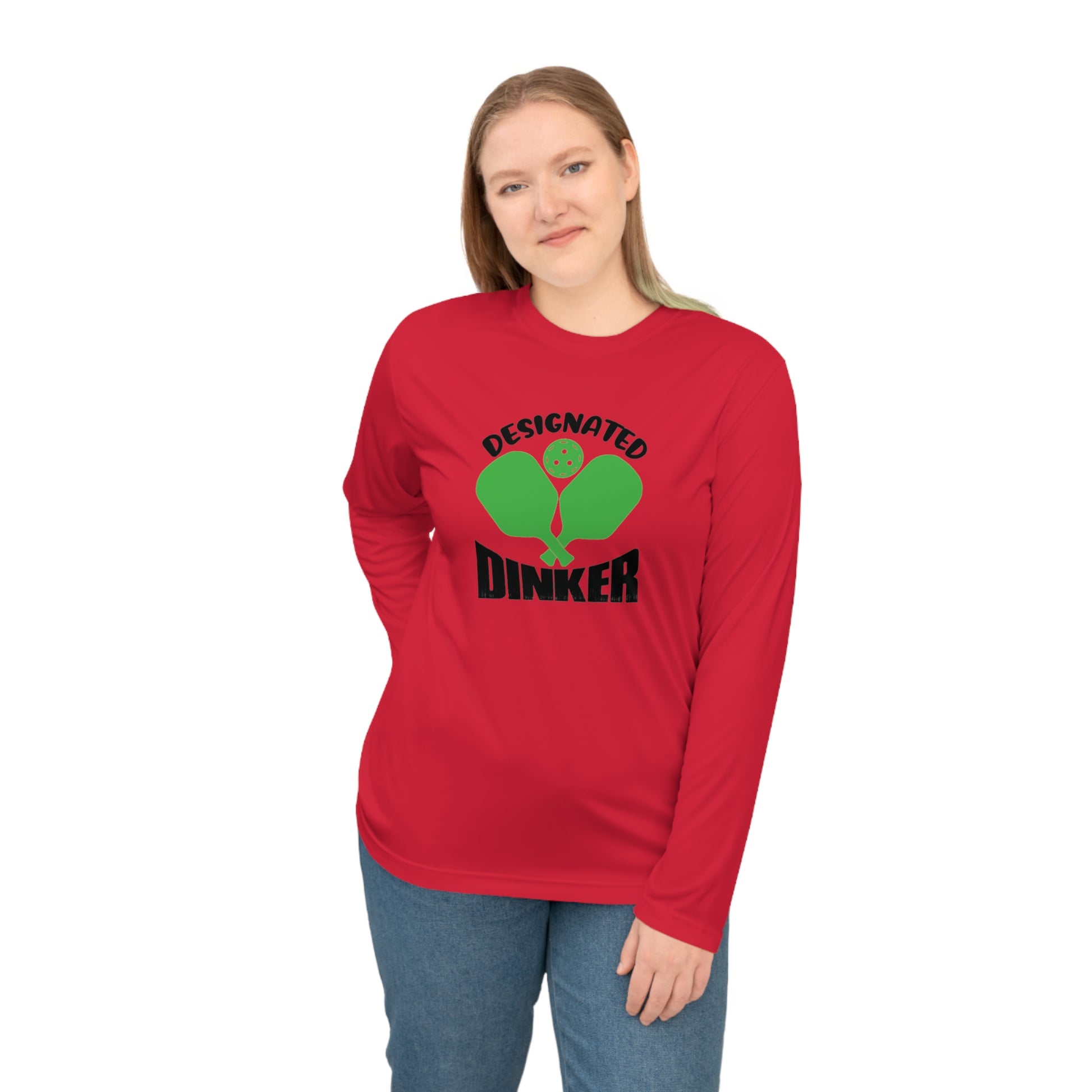 Women's Quirky Pickleball Long Sleeves top - Designated Dinker