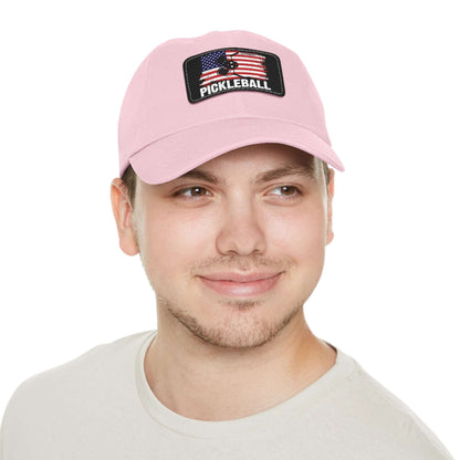 Pickleball Unique Cap - Pickleball with American Flag