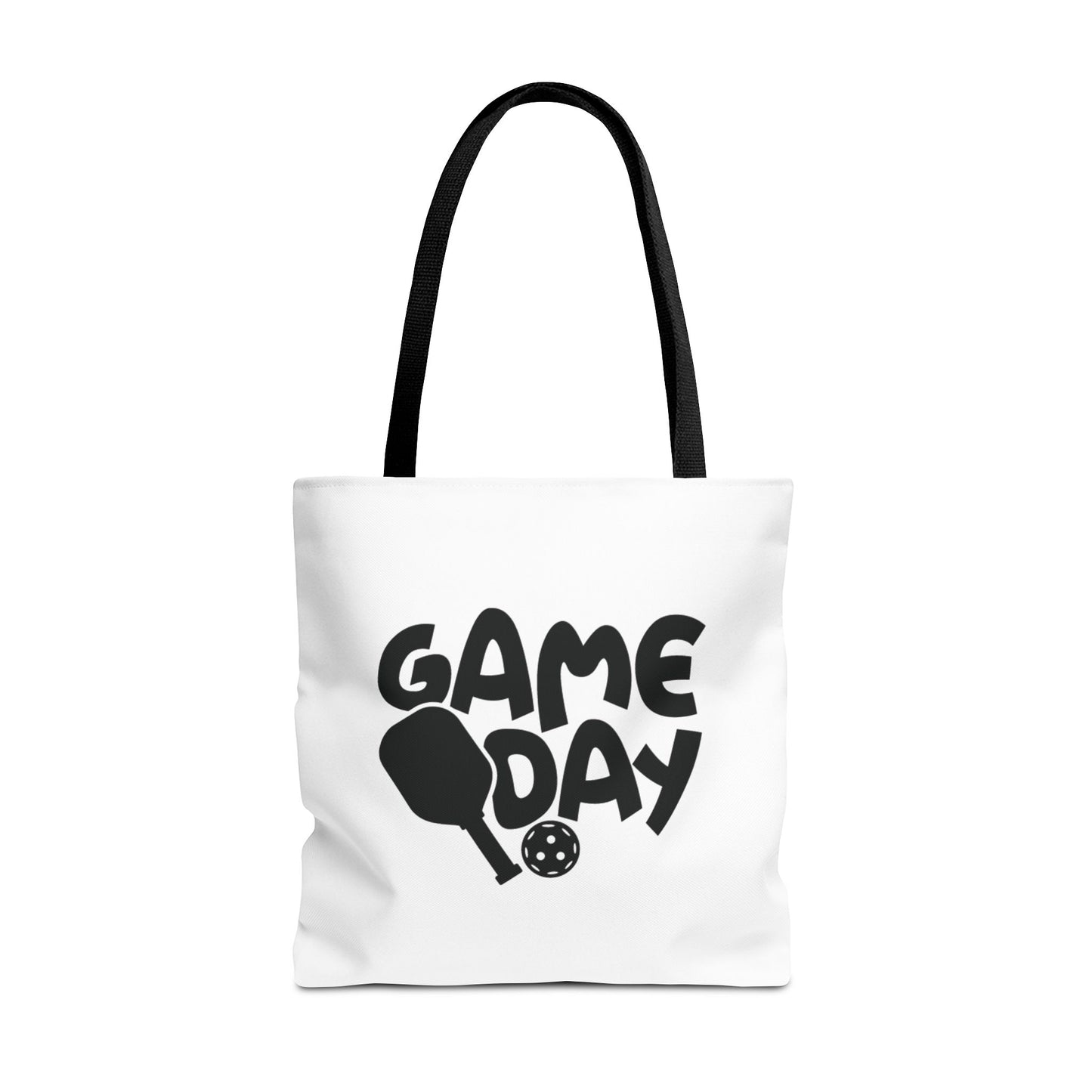 Pickleball Cute Tote Bag - Game Day Black