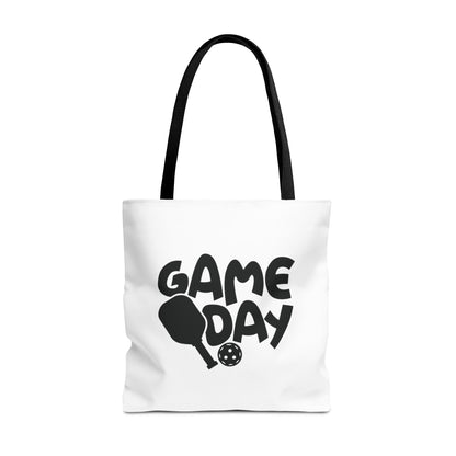 Pickleball Cute Tote Bag - Game Day Black