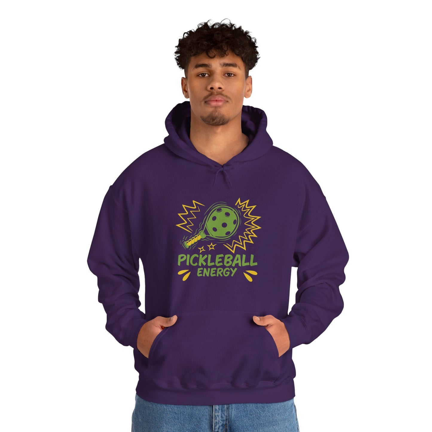 Men's Durable Pickleball Hoodie - Pickleball Energy