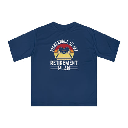 Men's Pickleball T-shirt - Pickleball Is My Retirement Plan Navy