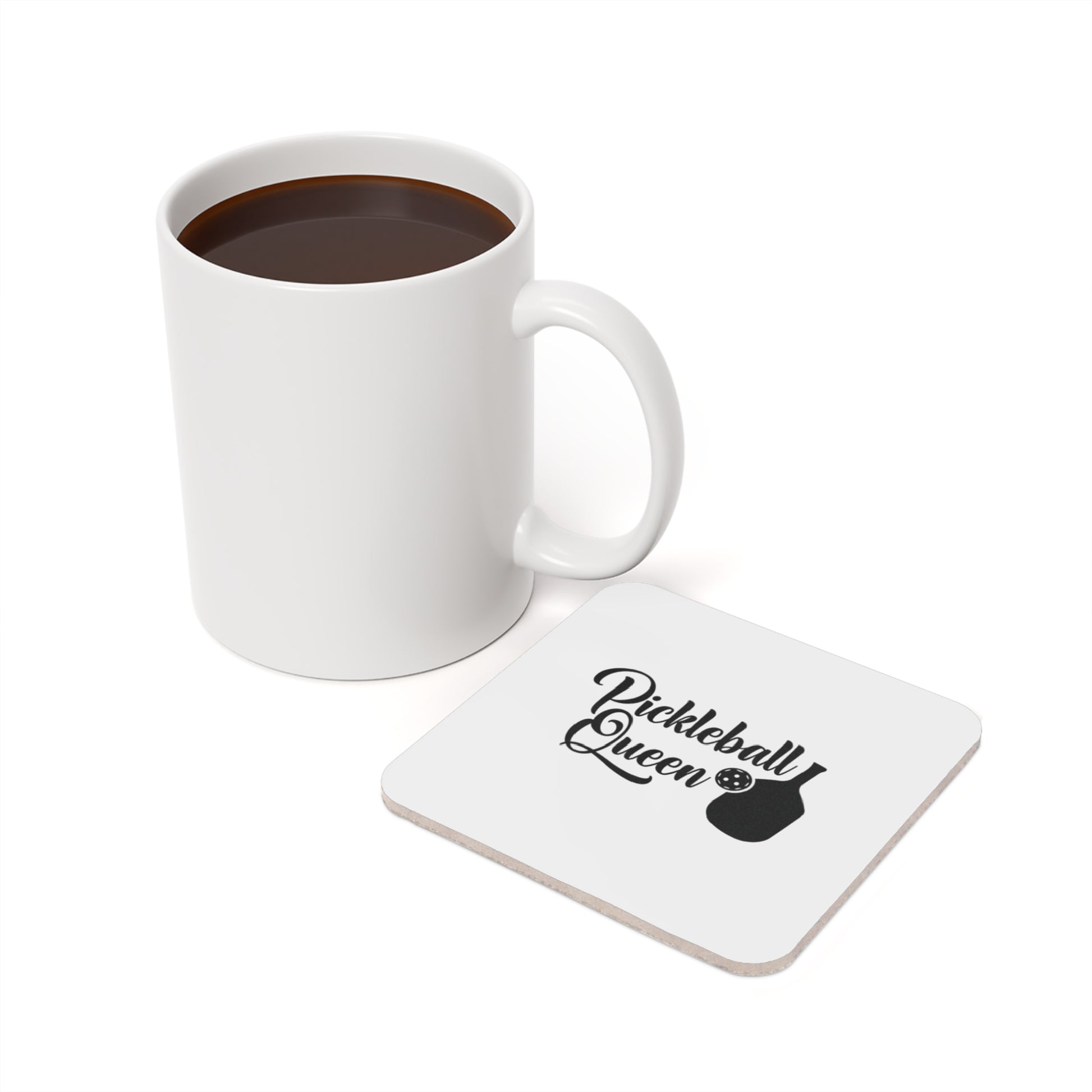Pickleball Stylish Cork Coaster - Pickleball Queen