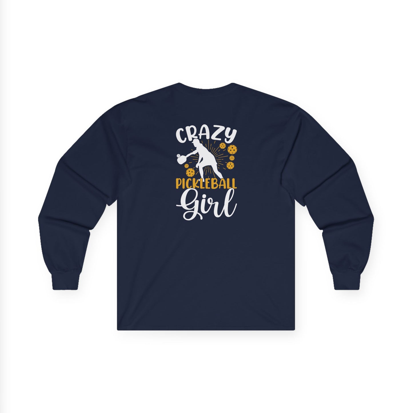 Women's Durable Pickleball Long Sleeves top - Crazy Pickleball Girl