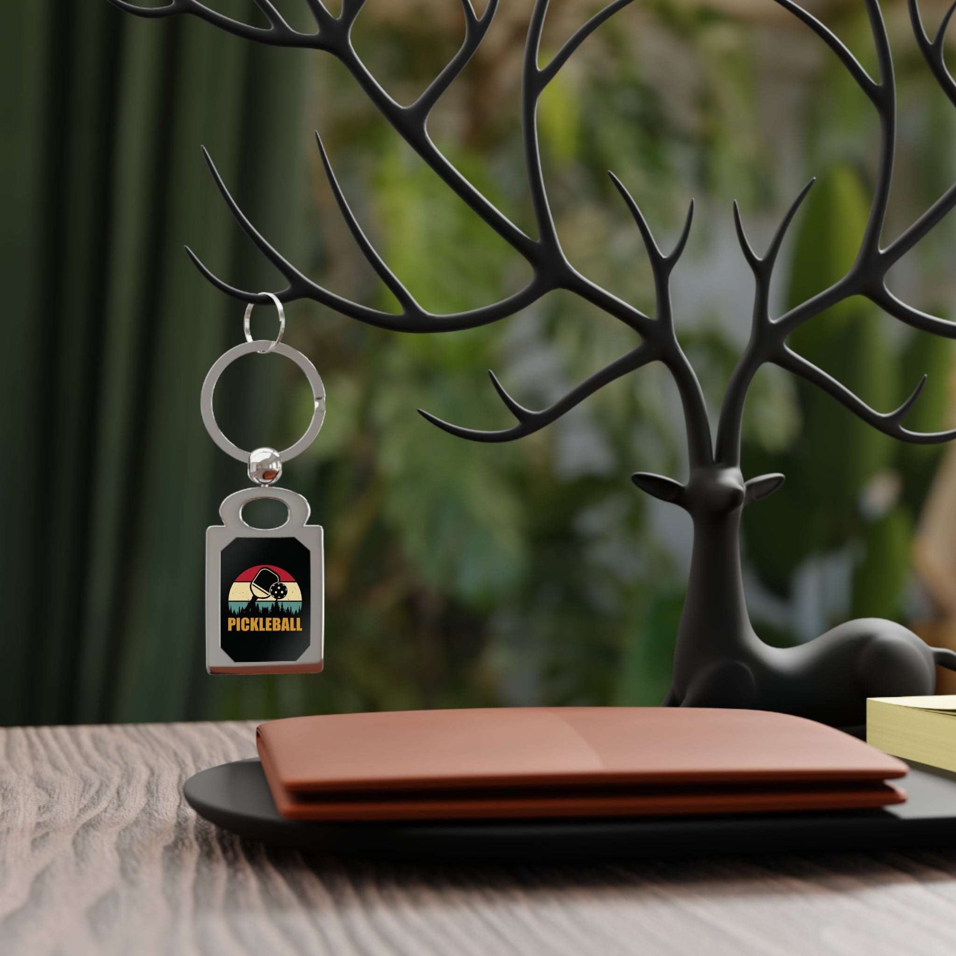 Pickleball Cool Keyring - Pickleball Retro