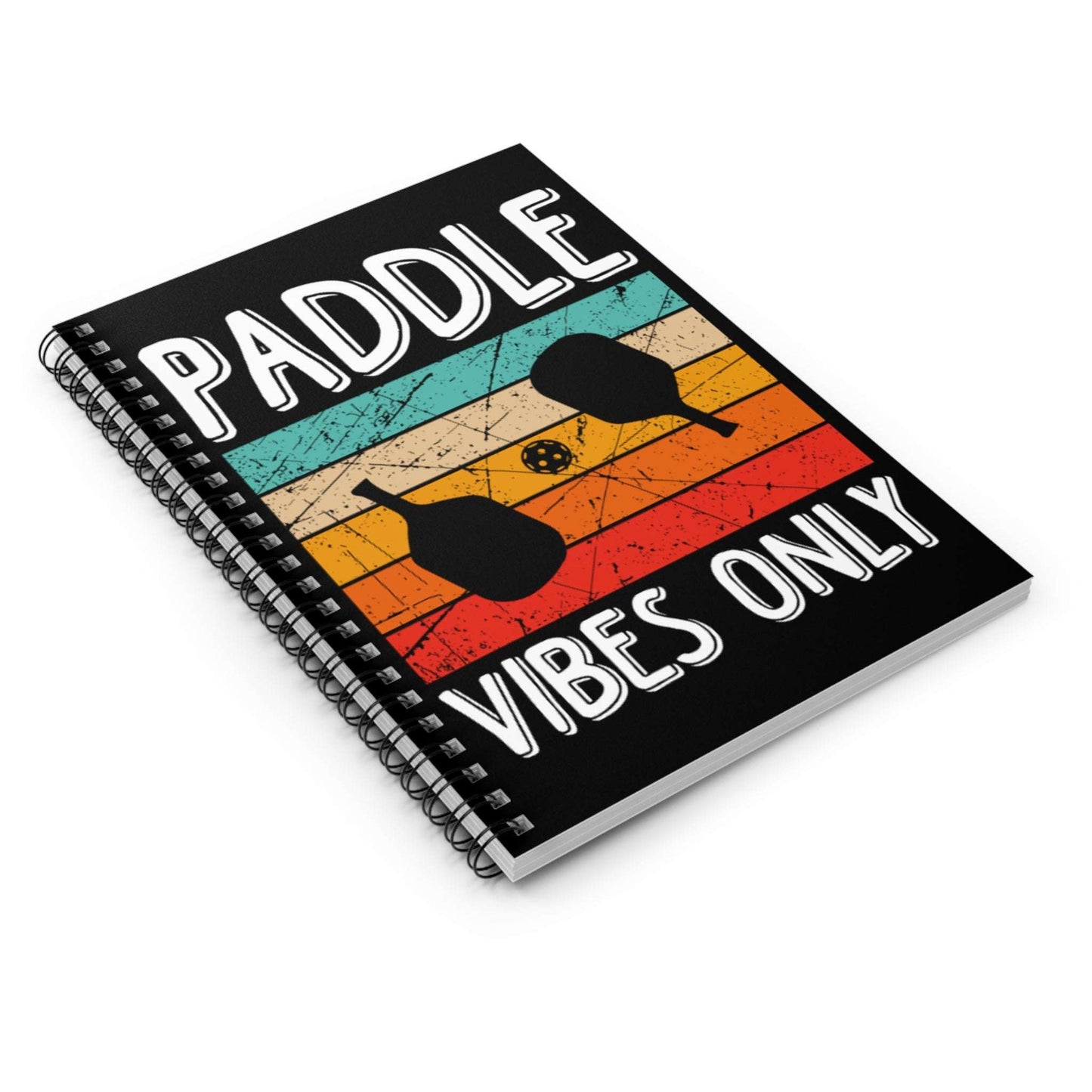 Pickleball Bold Notebook - PADDLE VIBES ONLY