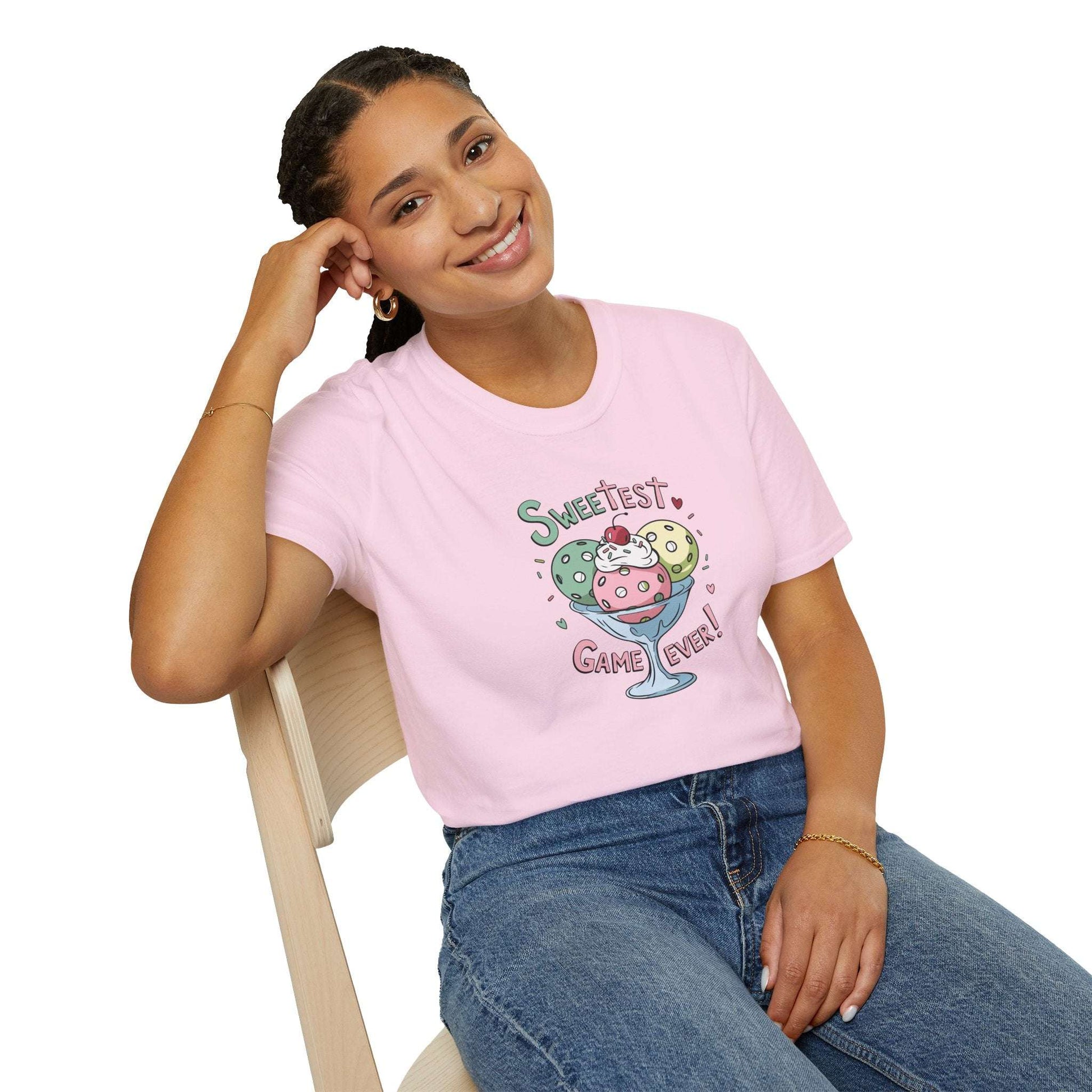 Women's Cute Pickleball T-shirt - Sweetest Game Ever