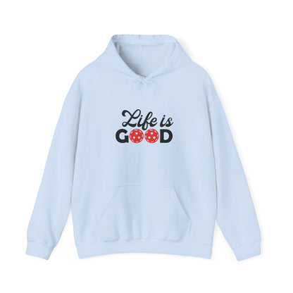 Women's Soft Pickleball Hoodie - I Love Pickleball Blue