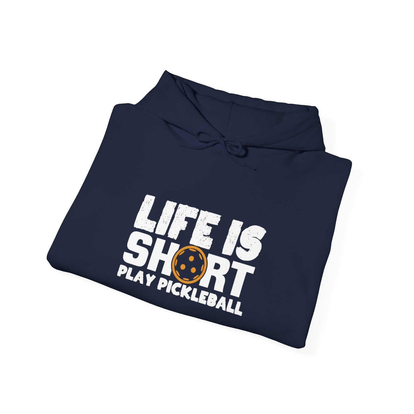 Women's Quirky Pickleball Hoodie - Life Is Short Play Pickleball