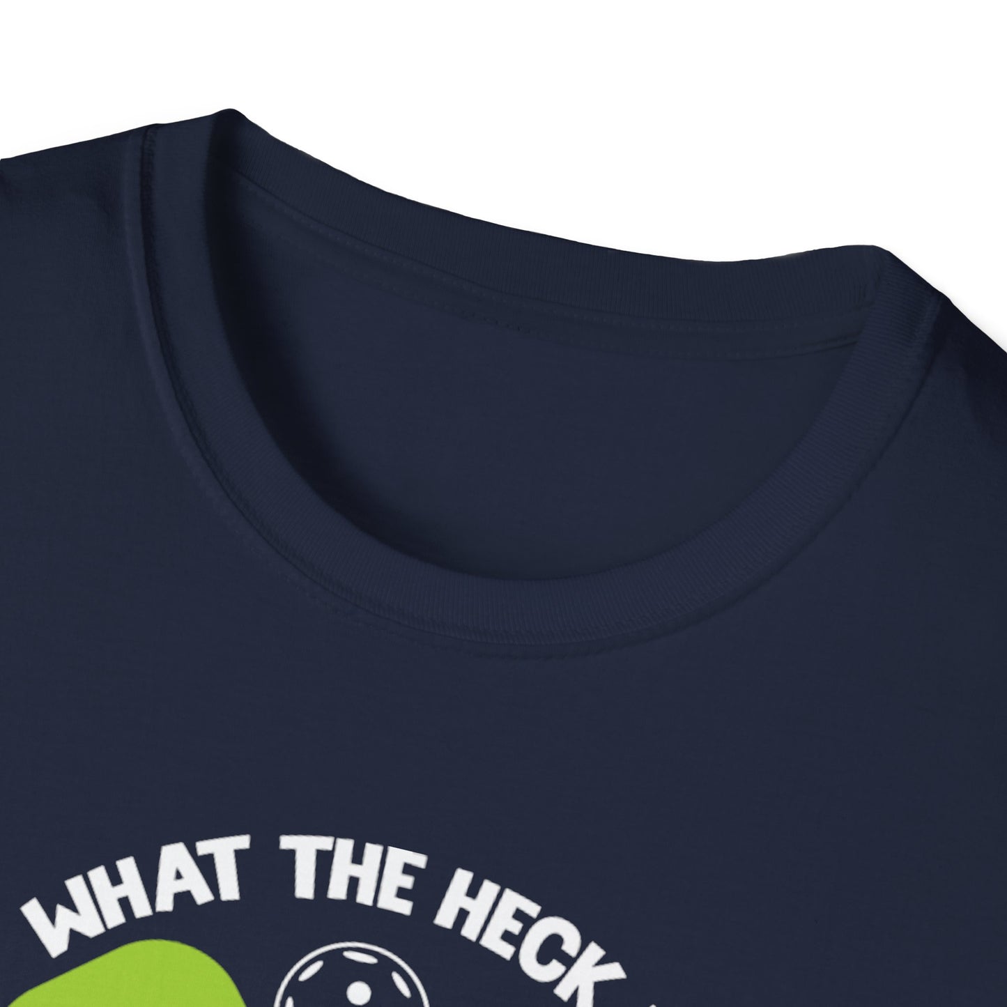 Women's Funny Pickleball T-shirt - What the Heck Is Pickleball?