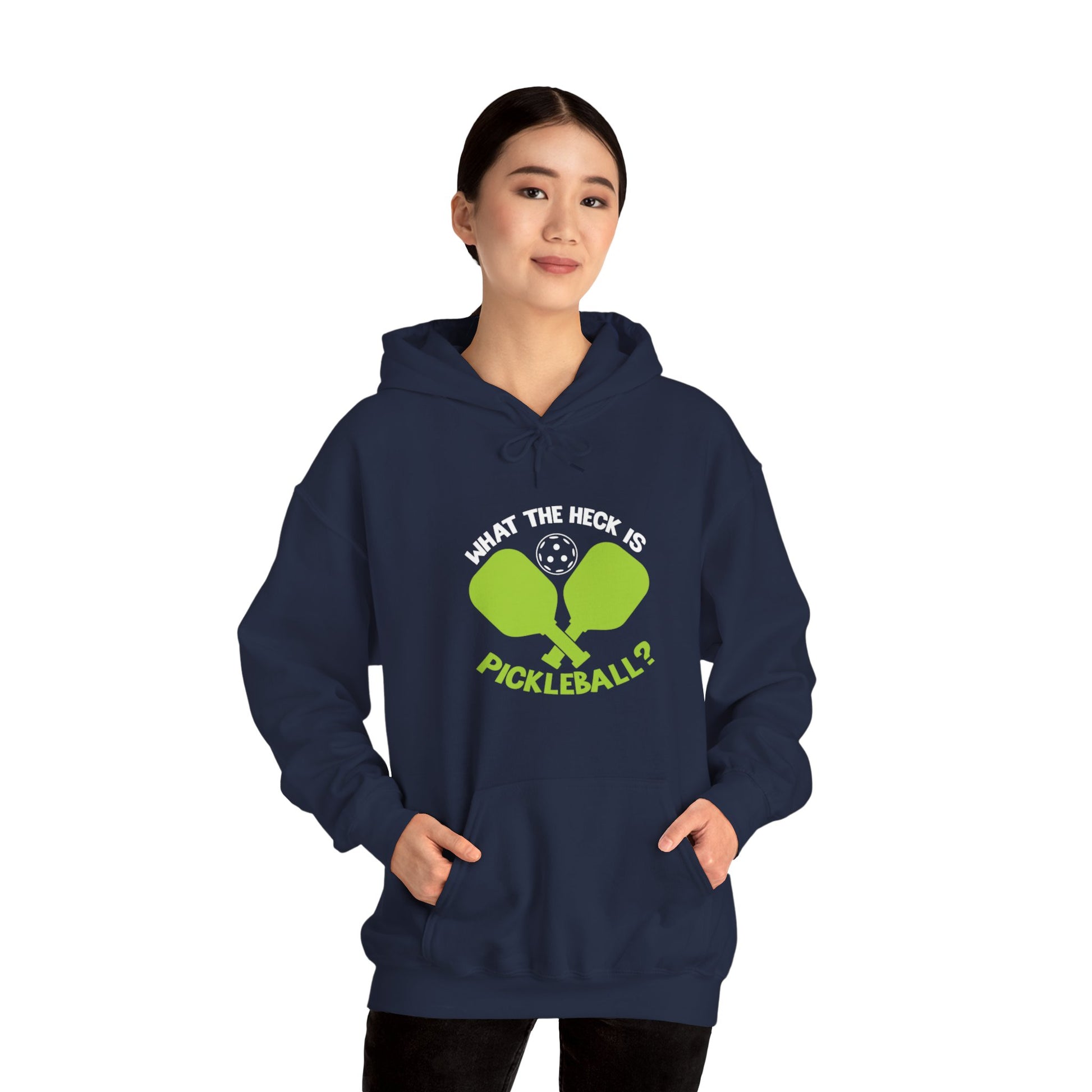 Women's Funny Pickleball Hoodie - What the Heck Is Pickleball?