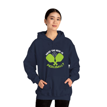 Women's Funny Pickleball Hoodie - What the Heck Is Pickleball?