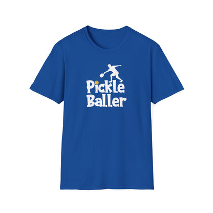 Men's Durable Pickleball T-shirt - Pickle Baller Royal