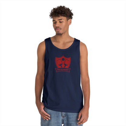 Men's Durable Pickleball Tank Top - Dink Responsibly