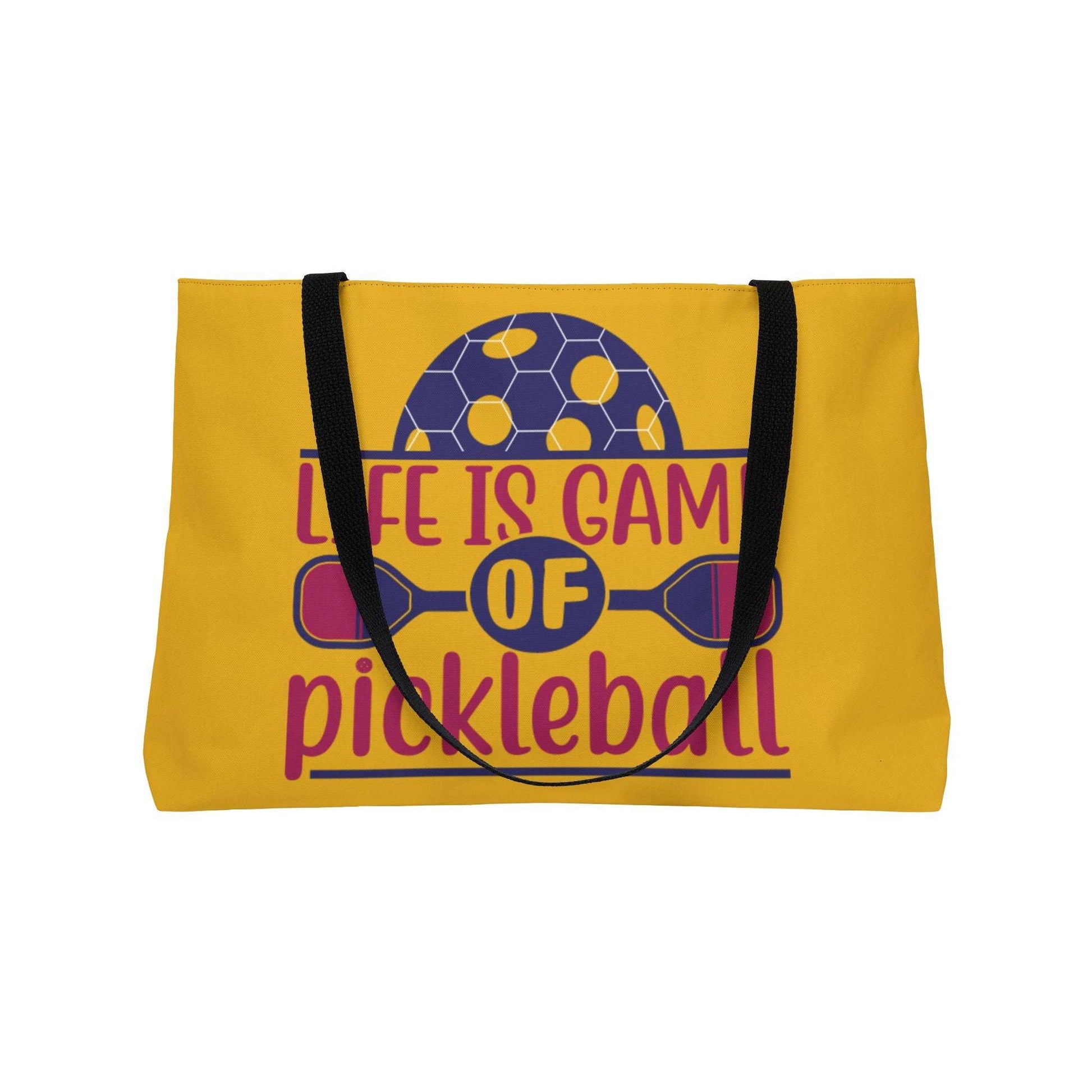 Pickleball Colorful Weekender bag - Life Is a Game of Pickleball