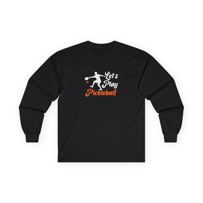 Men's Playful Pickleball Long Sleeves top - Let's Play Pickleball S