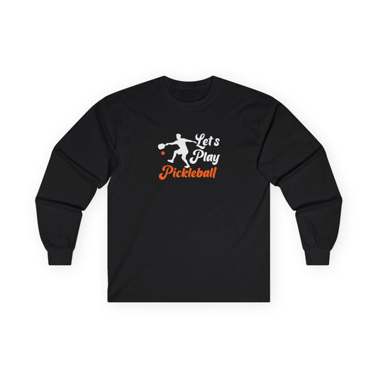 Men's Playful Pickleball Long Sleeves top - Let's Play Pickleball S