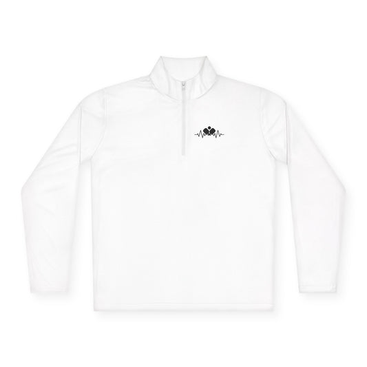 Men's Lightweight Pickleball Pullover - Pickleball Pulse White