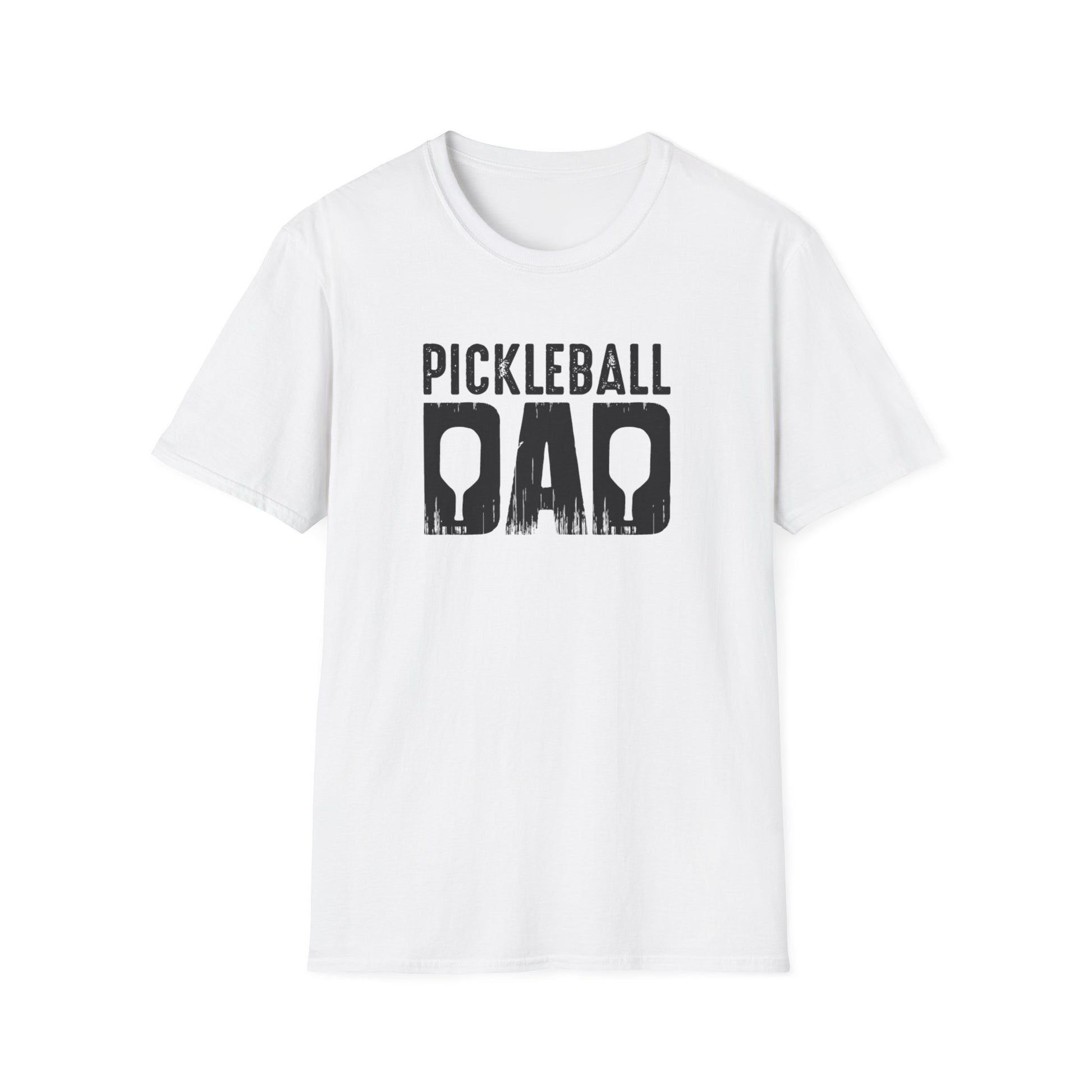 Men's Playful Pickleball T-shirt - Pickleball Dad White