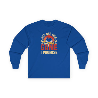 Women's Pickleball Long Sleeves top - Just One More Game I Promise Royal