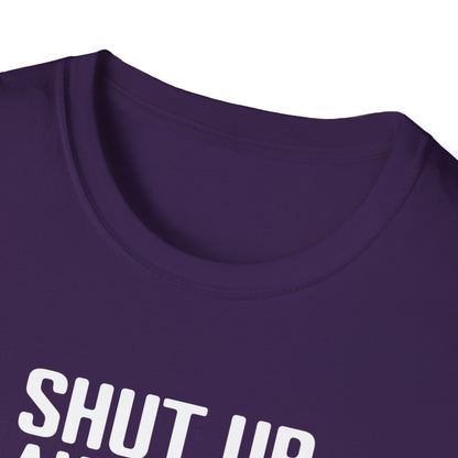 Men's Funny Pickleball T-shirt - Shut Up and Dink