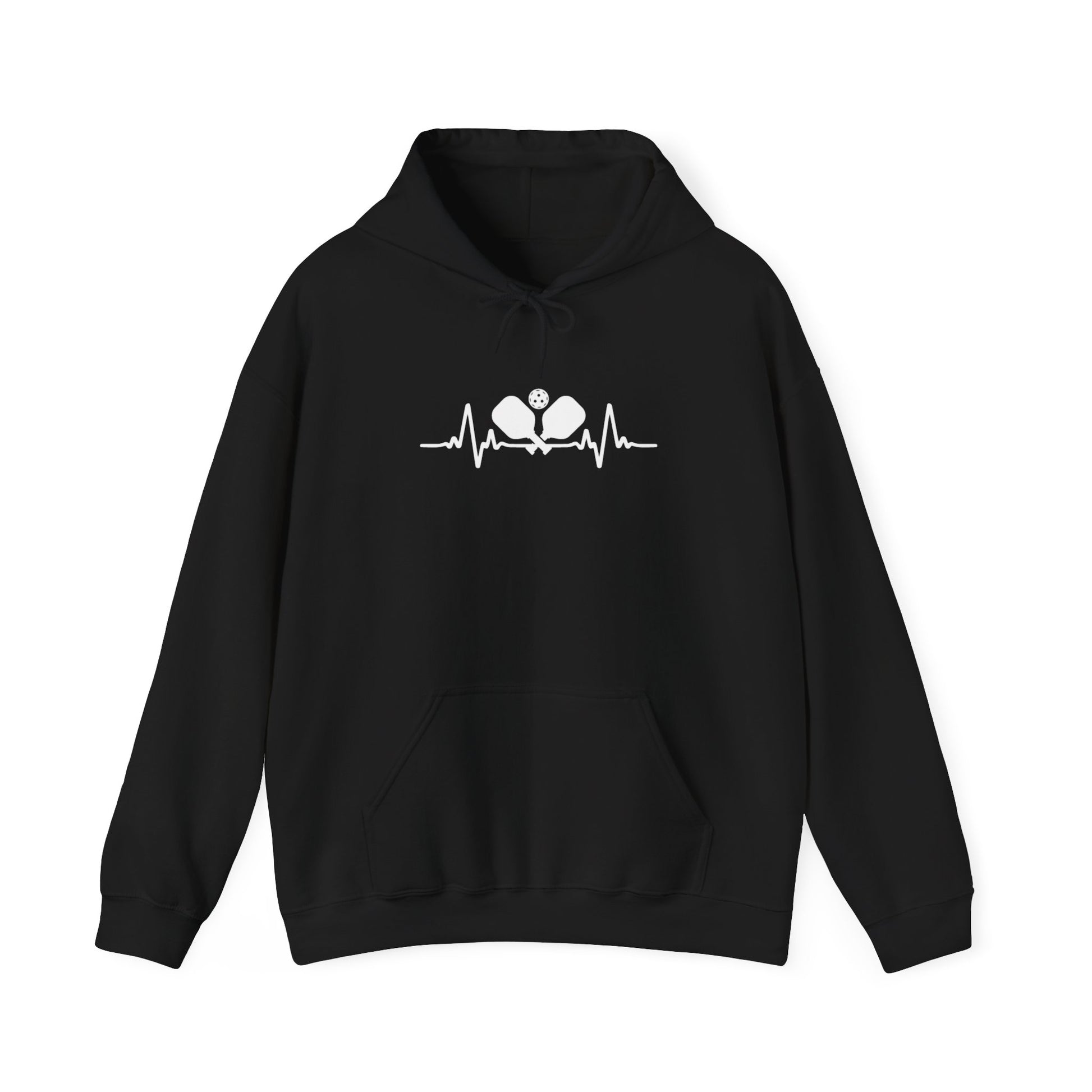 Women's Energetic Pickleball Hoodie - Pickleball Pulse Black