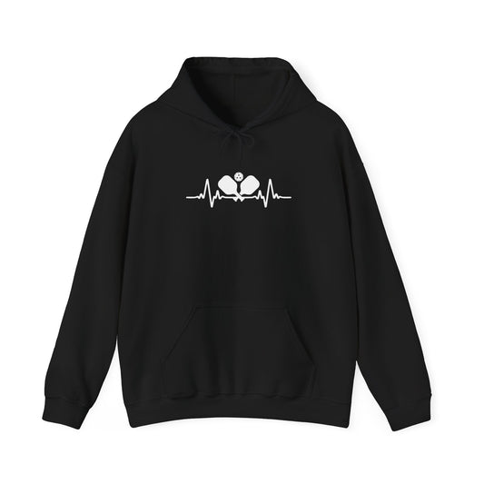 Women's Energetic Pickleball Hoodie - Pickleball Pulse Black