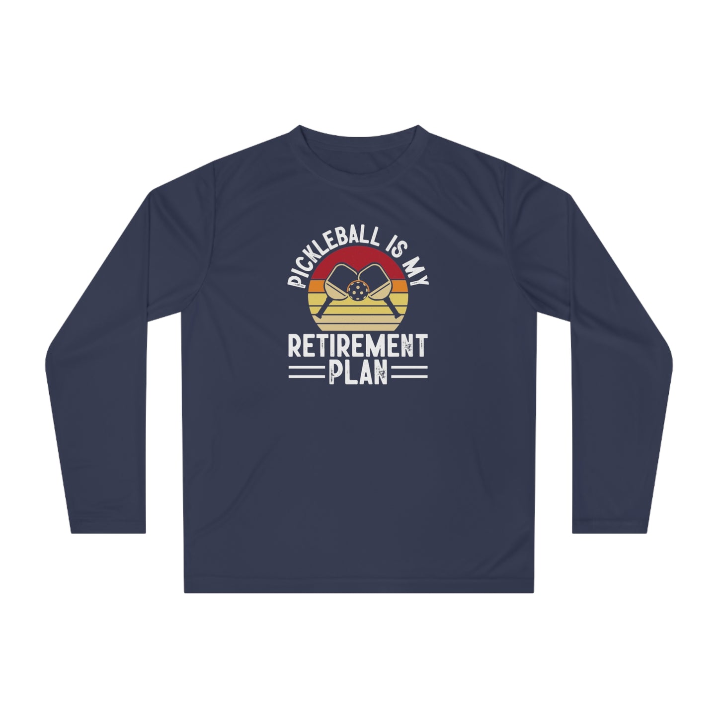 Women's Pickleball Long Sleeves top - Pickleball Is My Retirement Plan Navy