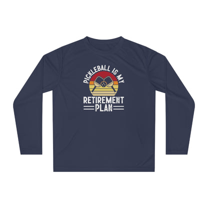 Women's Pickleball Long Sleeves top - Pickleball Is My Retirement Plan Navy