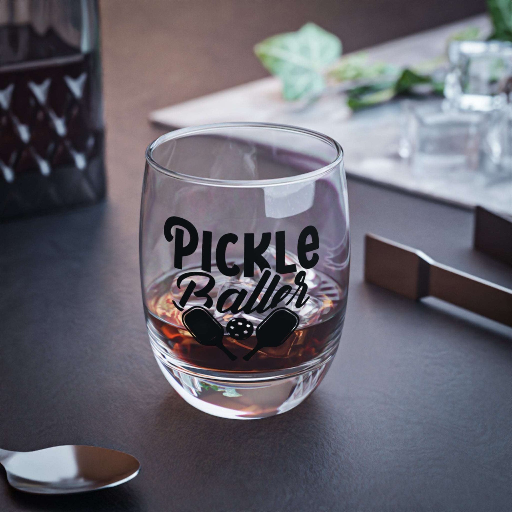 Pickleball Unique Whiskey Glass - Pickleballer