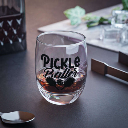 Pickleball Unique Whiskey Glass - Pickleballer