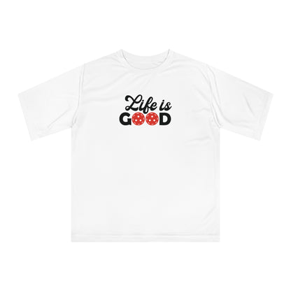 Women's Cute Pickleball T-shirt - Life is Good White