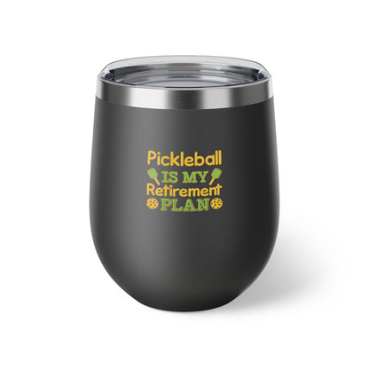 Pickleball Funny Cup - Pickleball Is My Retirement Plan Black