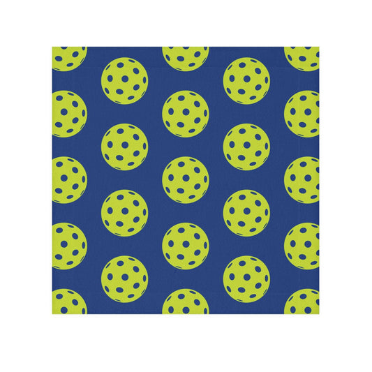 Pickleball Vibrant Face Towel - Pickleball Ball 13" x 13"