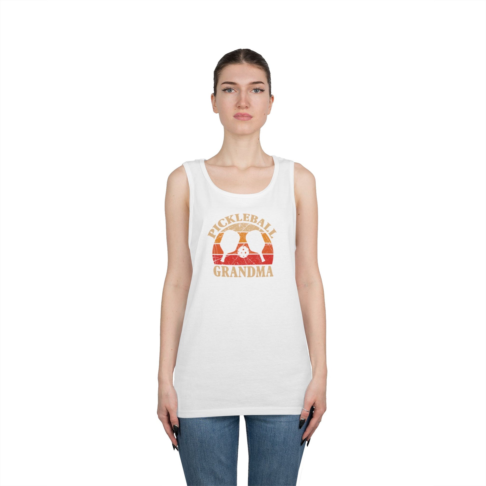 Women's Durable Pickleball Tank Top - Pickleball Grandma