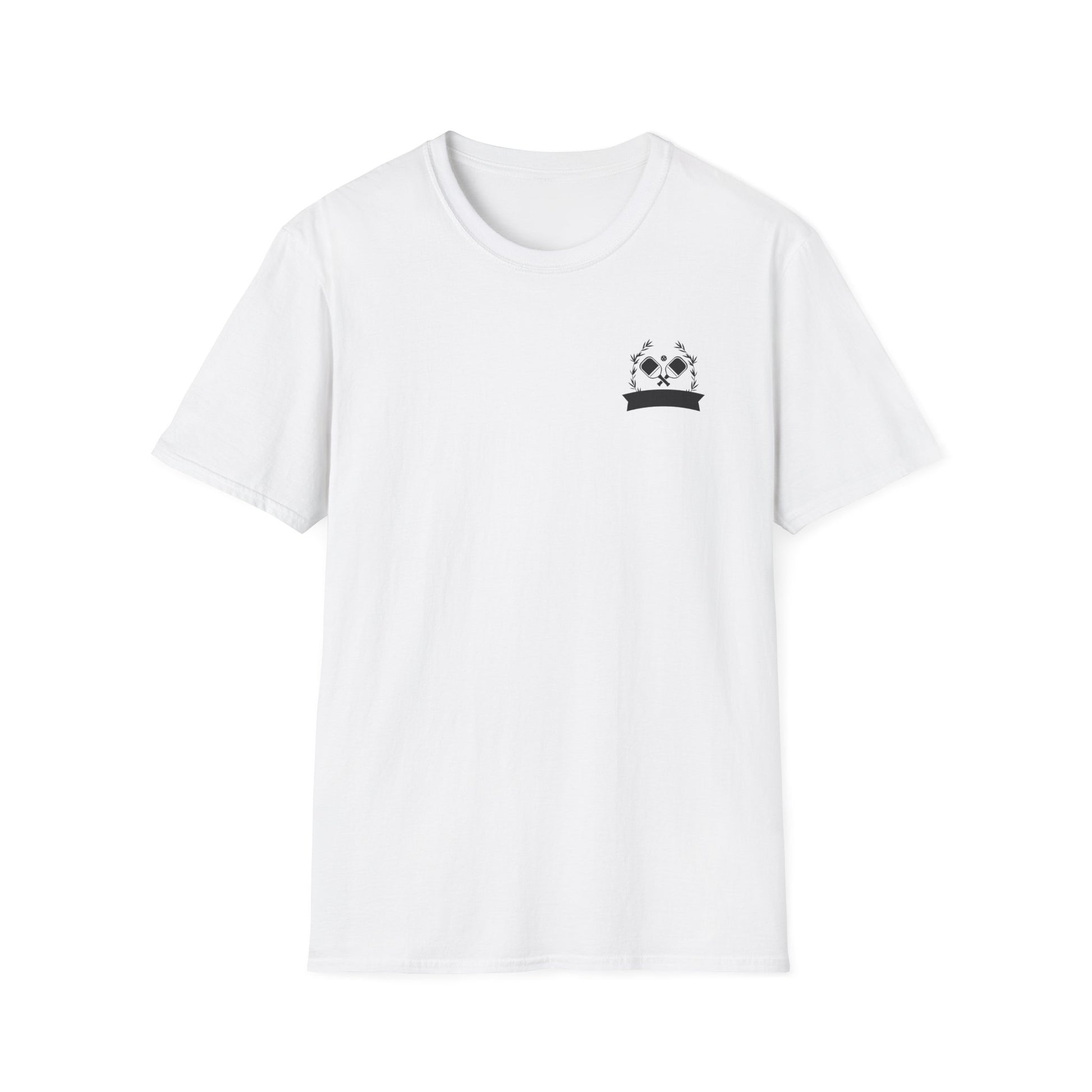 Women's Comfy Pickleball T-shirt - Pickleball This Is My Happy Hour White
