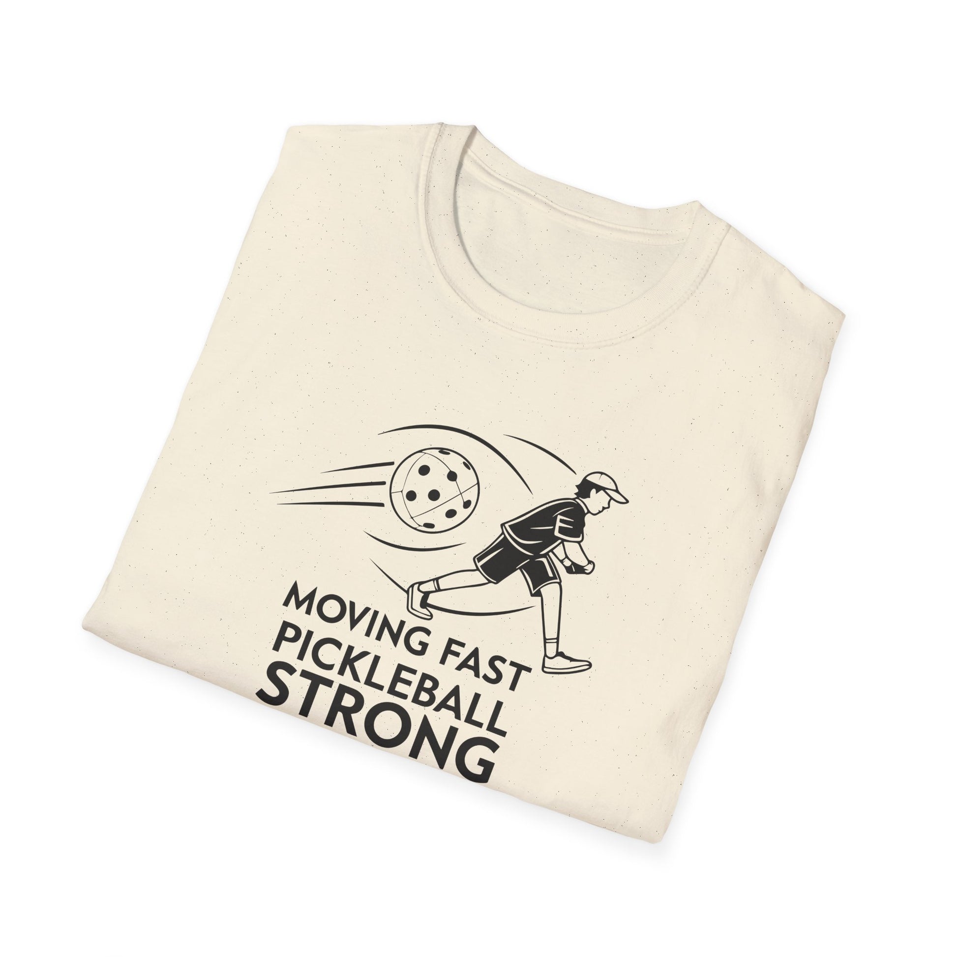 Men's Lightweight Pickleball T-shirt - Moving Fast Pickleball Strong
