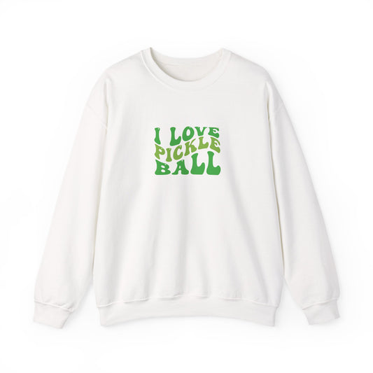 Women's Soft Pickleball Sweatshirt - I Love Pickleball